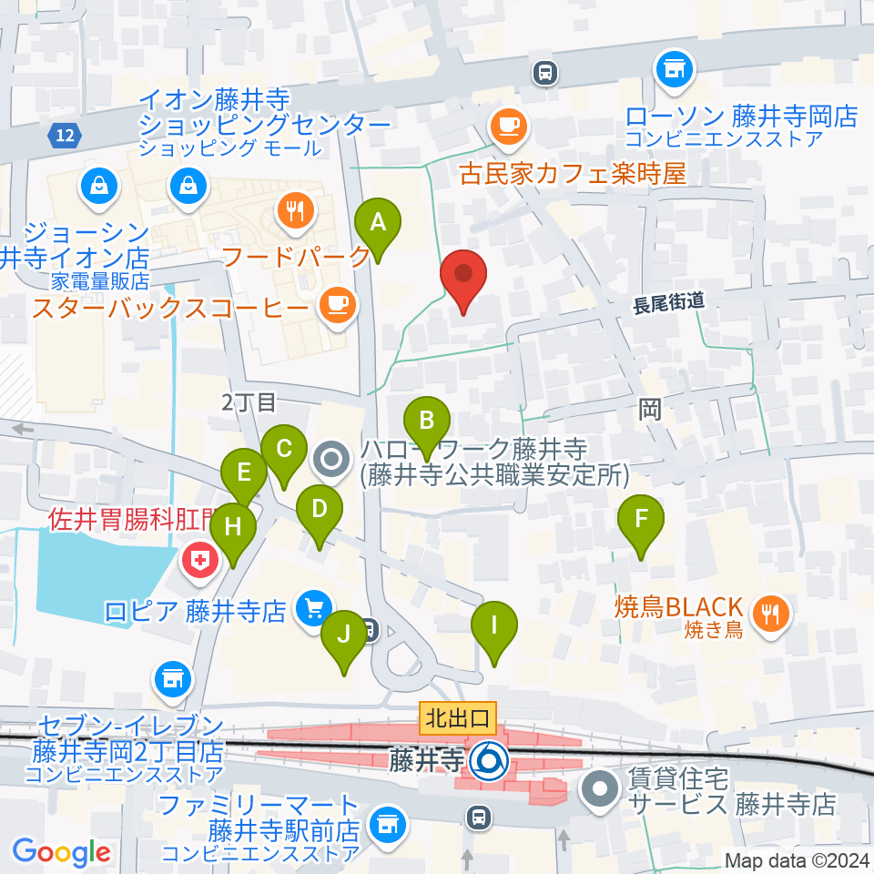 ひろみ音楽教室周辺の駐車場・コインパーキング一覧地図