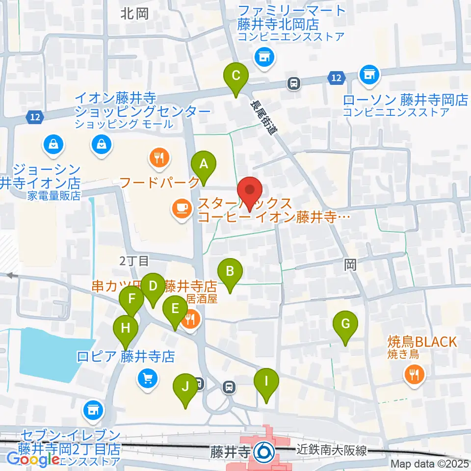 ひろみ音楽教室周辺の駐車場・コインパーキング一覧地図