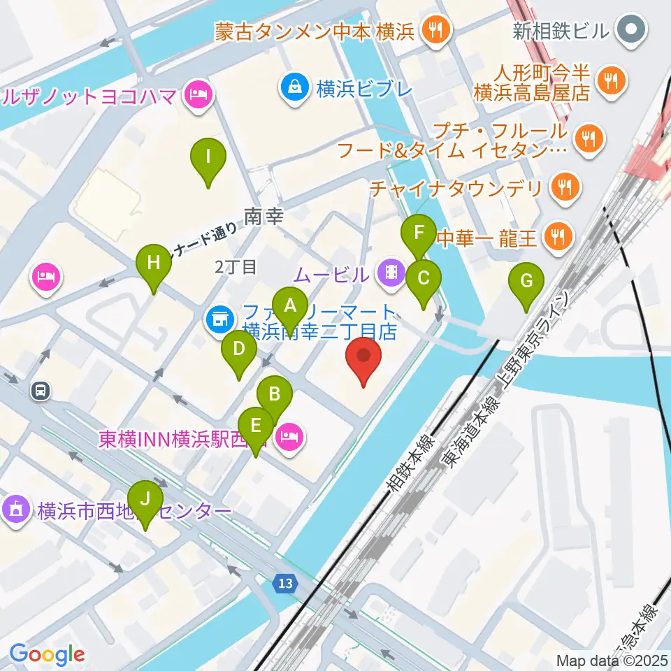 1000 CLUB周辺の駐車場・コインパーキング一覧地図