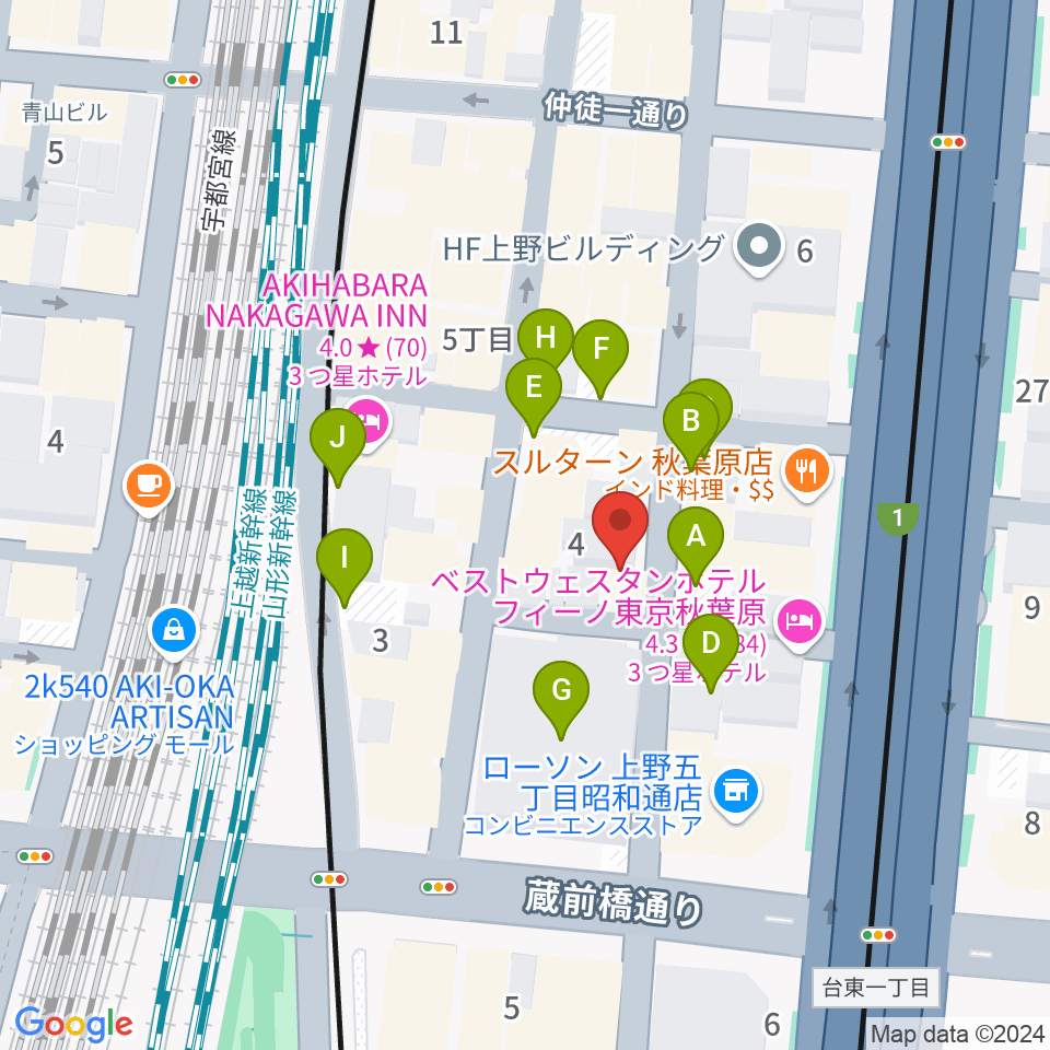 和の音交流館周辺の駐車場・コインパーキング一覧地図