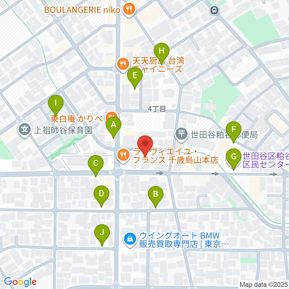 ユリミュージックキャンパス千歳鳥山教室周辺の駐車場・コインパーキング一覧地図