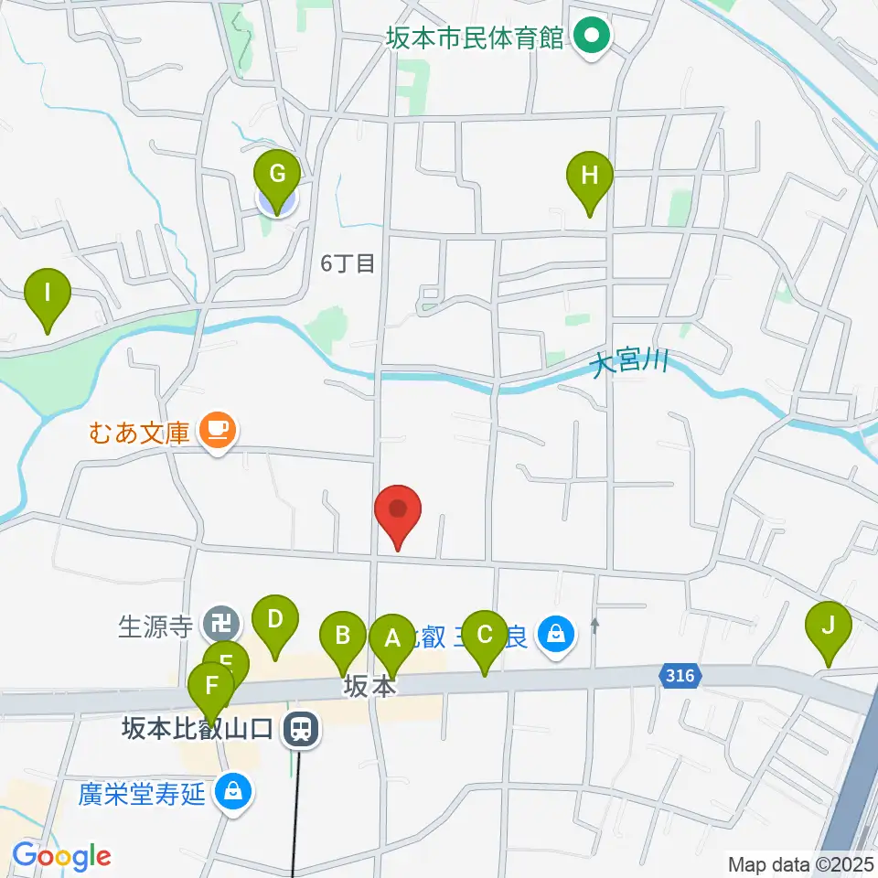 ラプリマ音楽教室周辺の駐車場・コインパーキング一覧地図