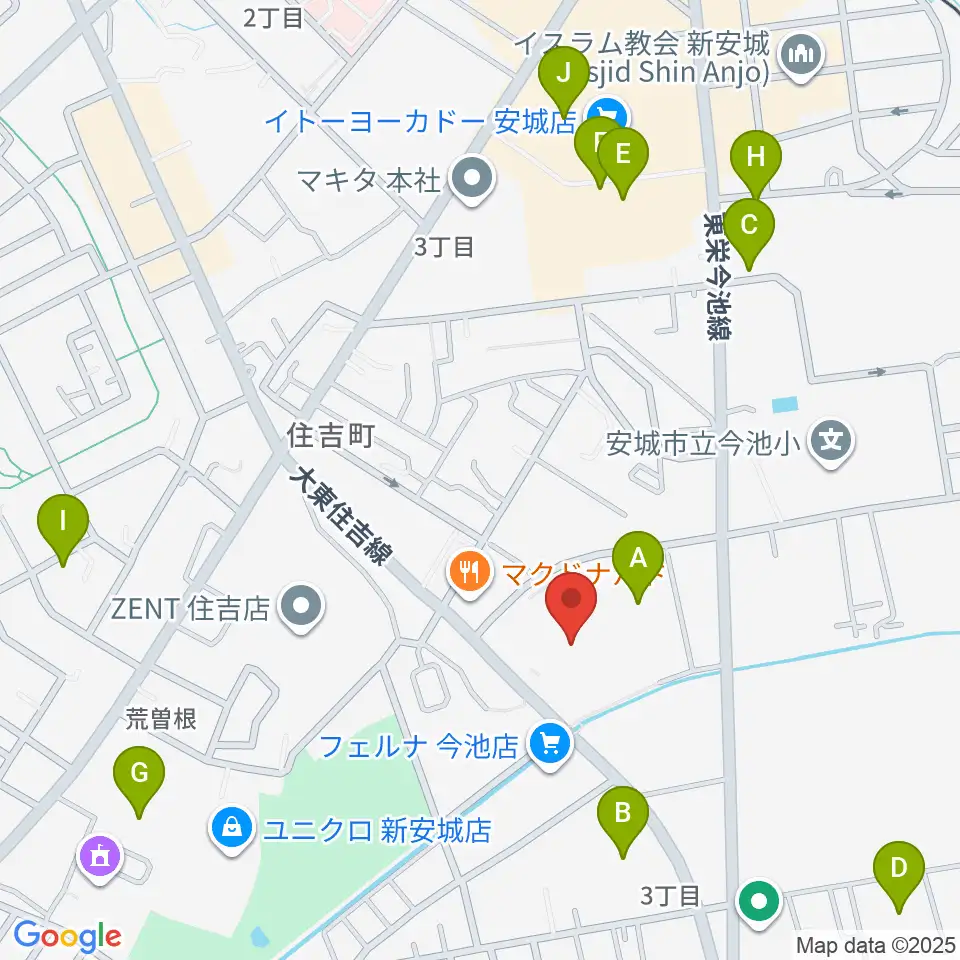 ボーカル教室かのん周辺の駐車場・コインパーキング一覧地図
