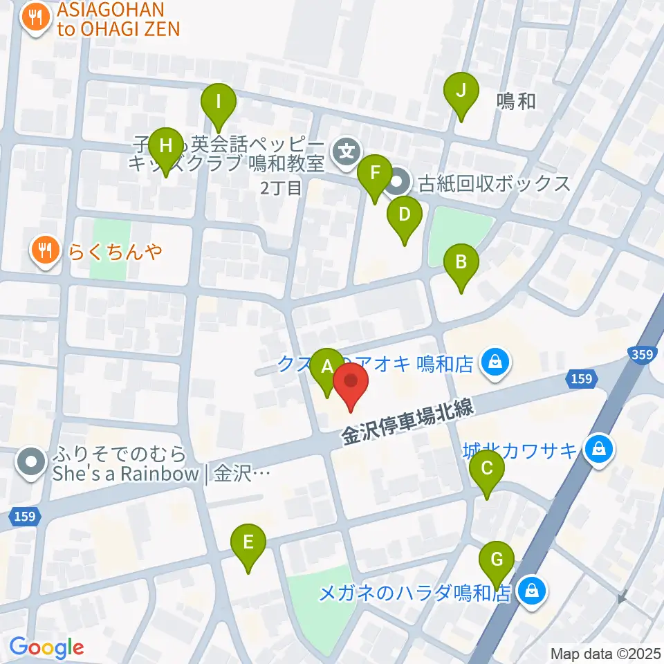 篠田楽器周辺の駐車場・コインパーキング一覧地図