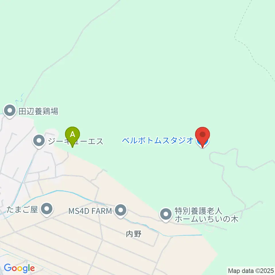 ベルボトムスタジオ周辺の駐車場・コインパーキング一覧地図