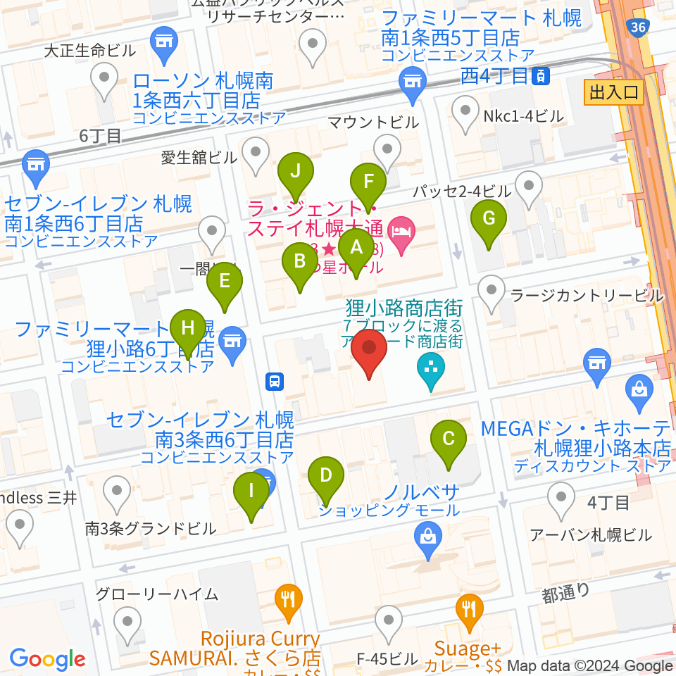 サツゲキ周辺の駐車場・コインパーキング一覧地図