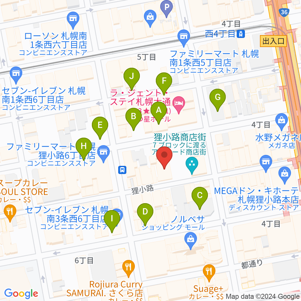 サツゲキ周辺の駐車場・コインパーキング一覧地図