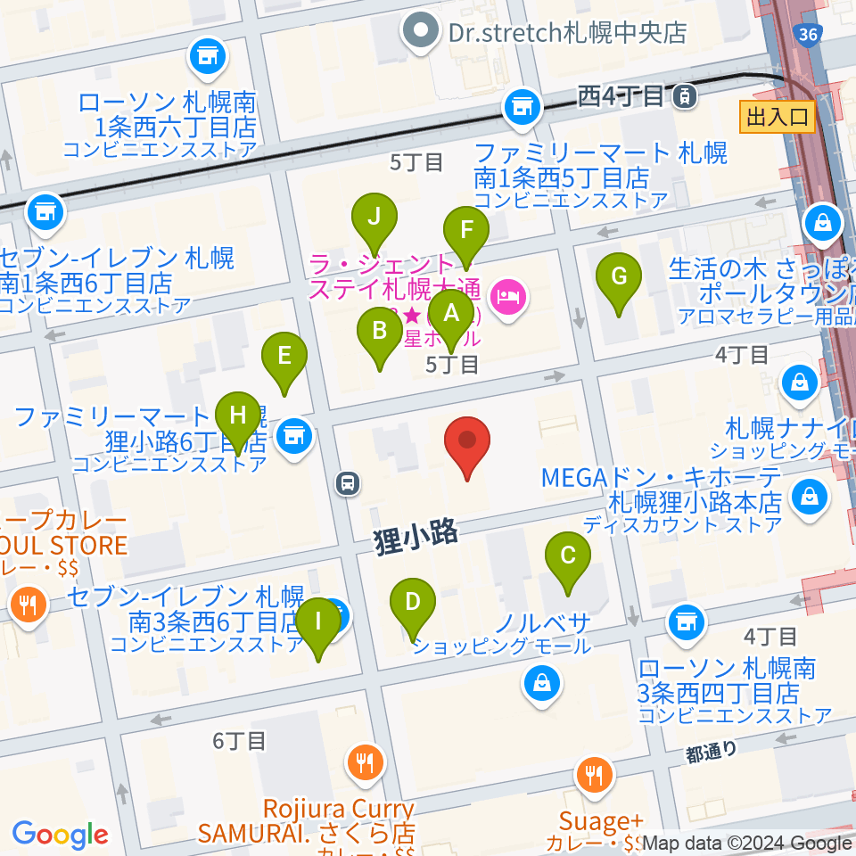 サツゲキ周辺の駐車場・コインパーキング一覧地図