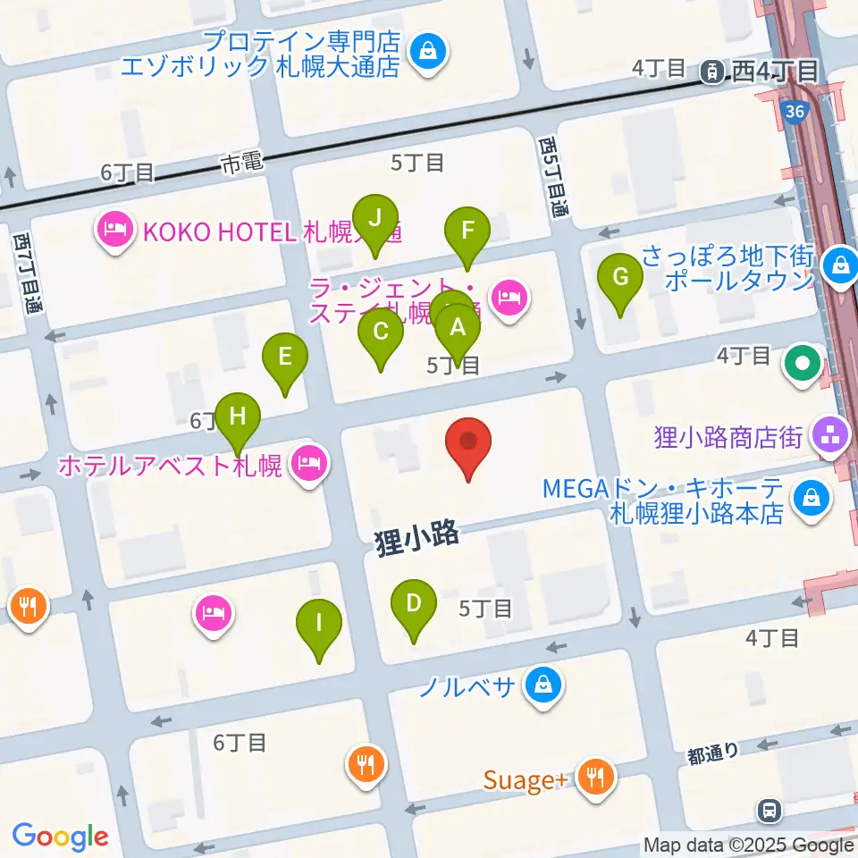サツゲキ周辺の駐車場・コインパーキング一覧地図
