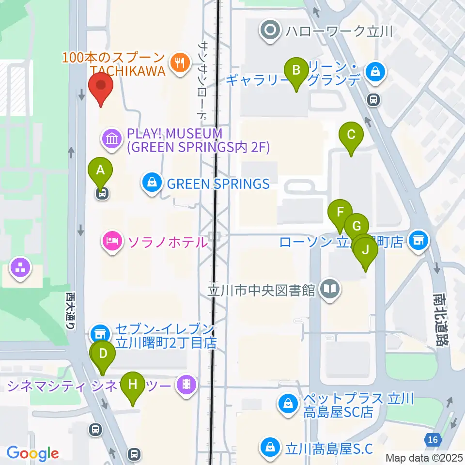 PLAY! MUSEUM周辺の駐車場・コインパーキング一覧地図