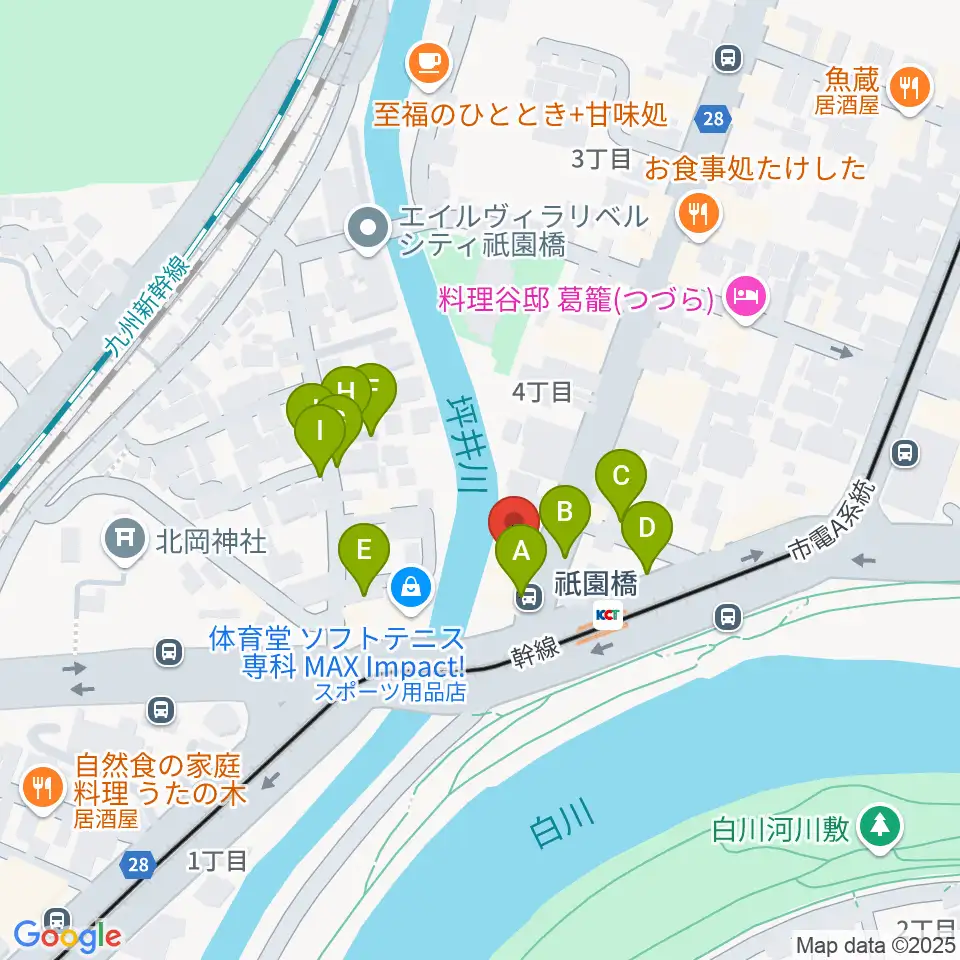 KAZ Guitar Music School周辺の駐車場・コインパーキング一覧地図