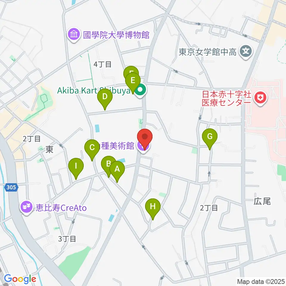 山種美術館周辺の駐車場・コインパーキング一覧地図