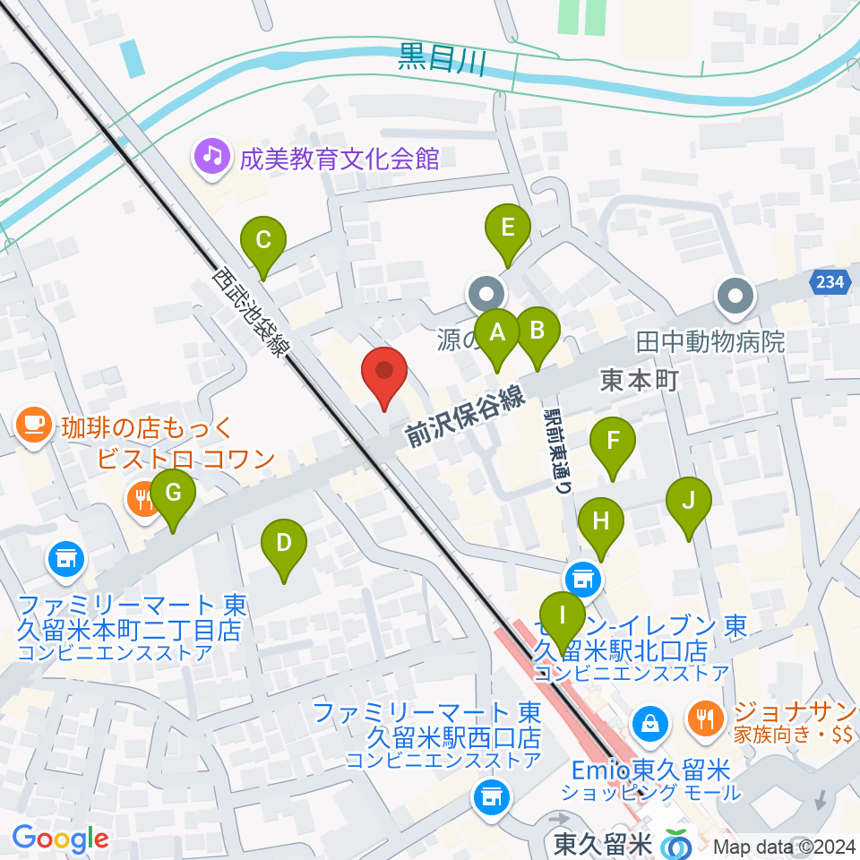 スタジオsus４周辺の駐車場・コインパーキング一覧地図