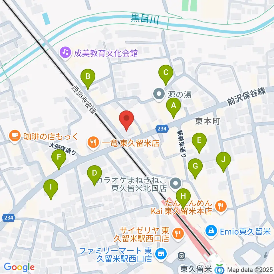 スタジオsus4周辺の駐車場・コインパーキング一覧地図
