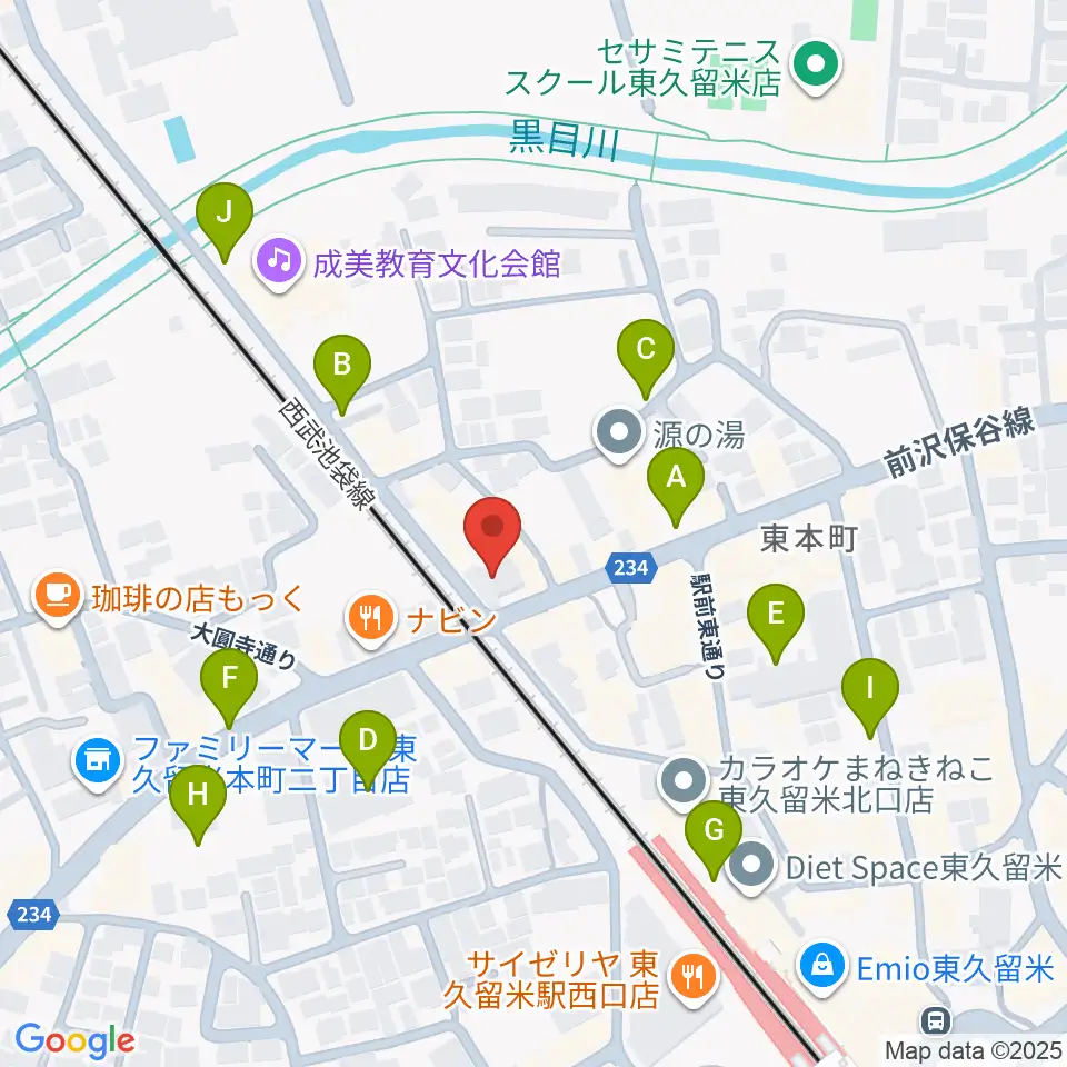 スタジオsus4周辺の駐車場・コインパーキング一覧地図