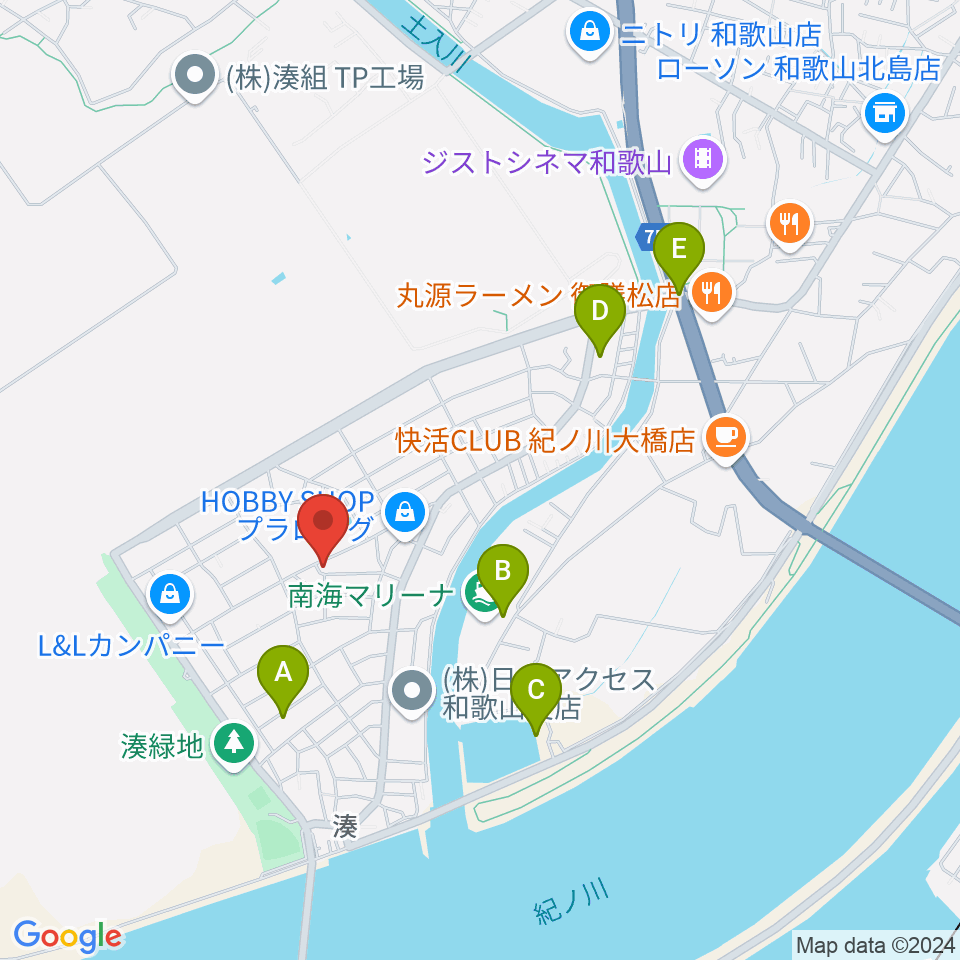 ピノテラス周辺の駐車場・コインパーキング一覧地図