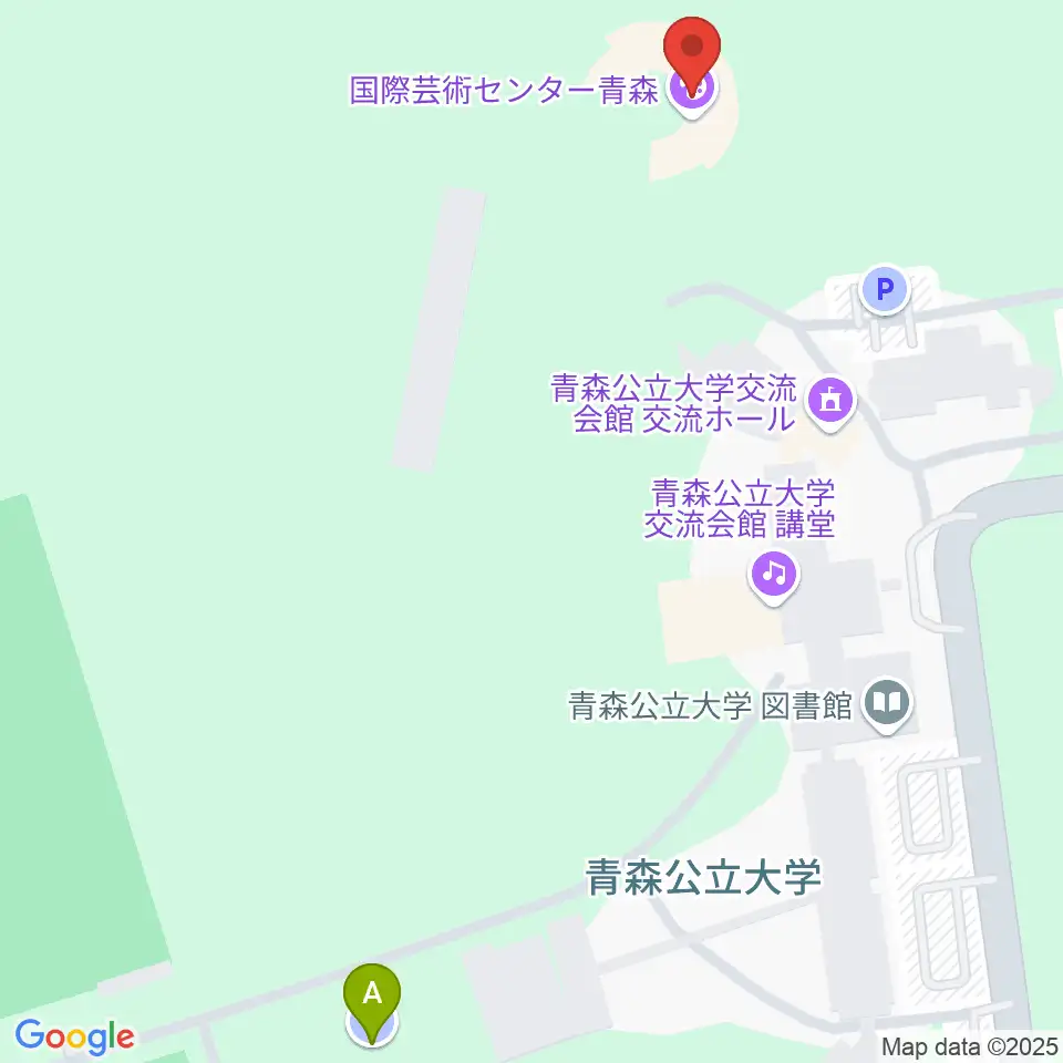 国際芸術センター青森（ACAC）周辺の駐車場・コインパーキング一覧地図