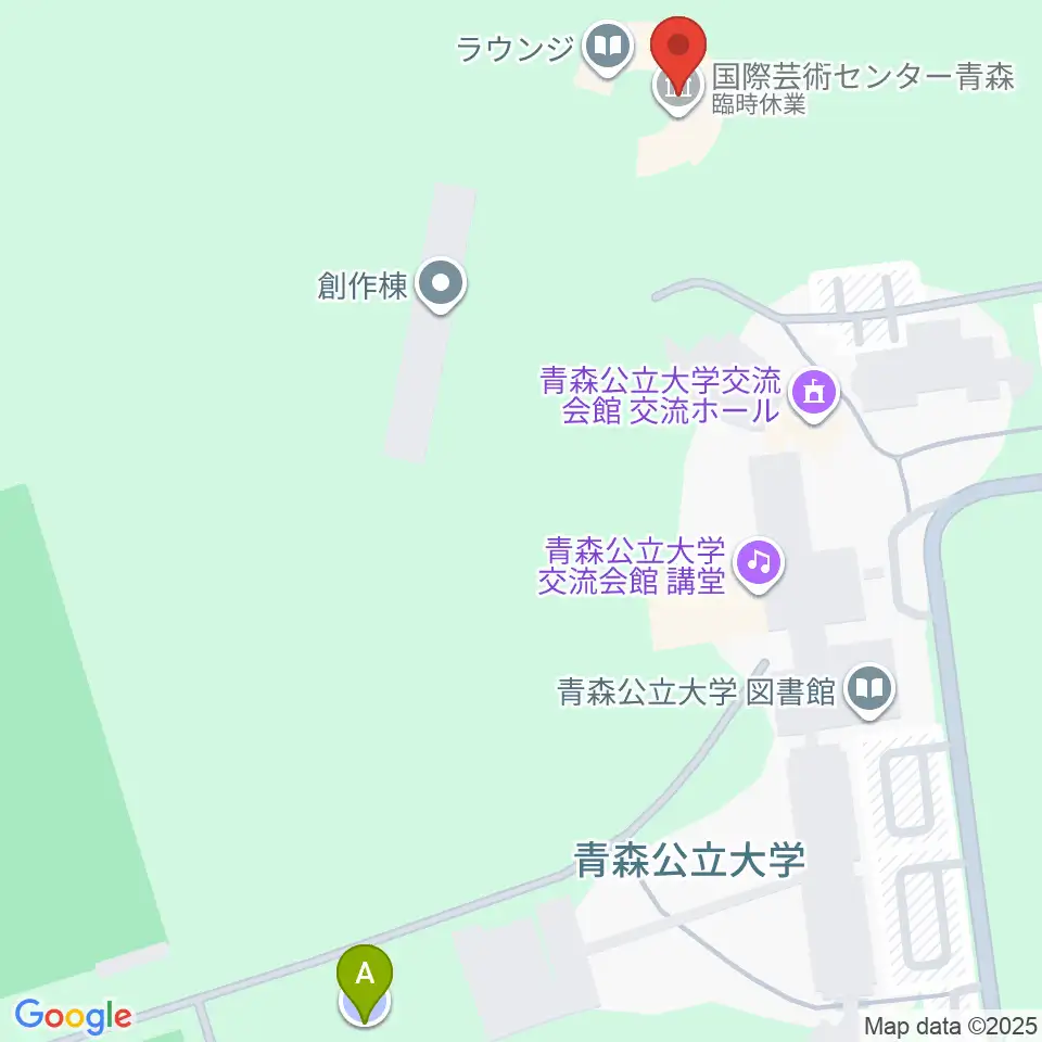 国際芸術センター青森（ACAC）周辺の駐車場・コインパーキング一覧地図