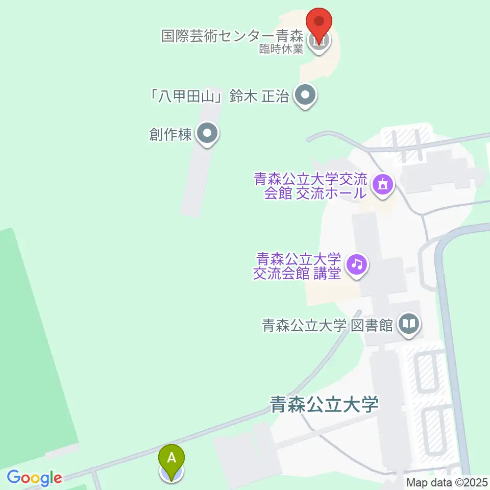 国際芸術センター青森（ACAC）周辺の駐車場・コインパーキング一覧地図