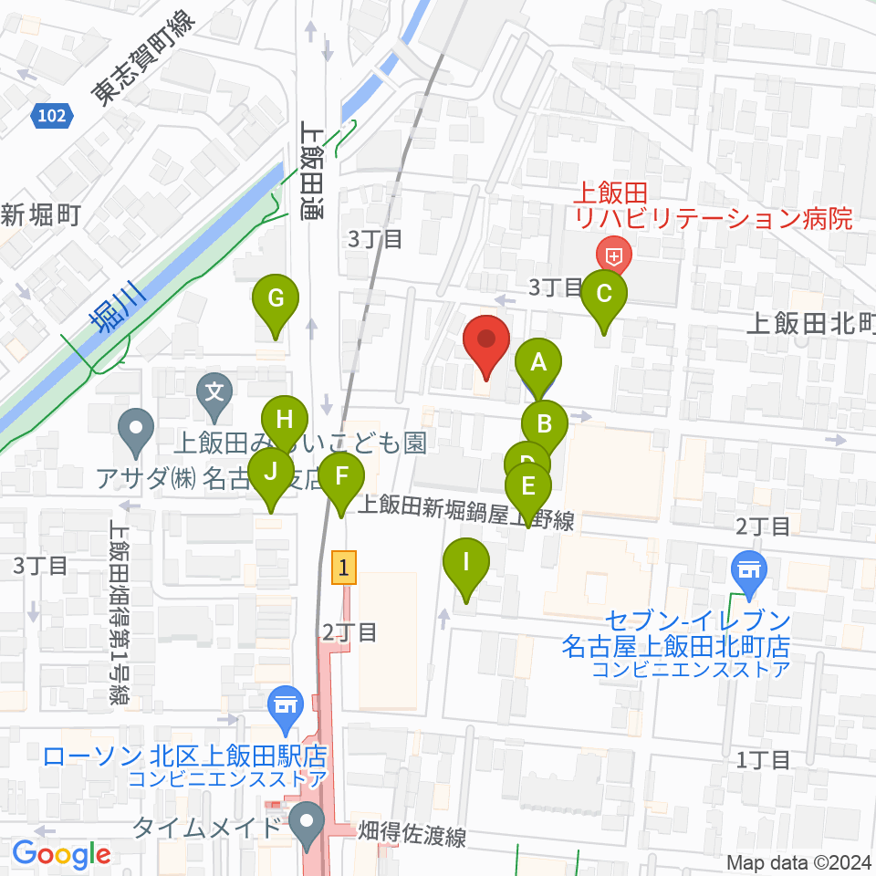 リアラウンズ周辺の駐車場・コインパーキング一覧地図