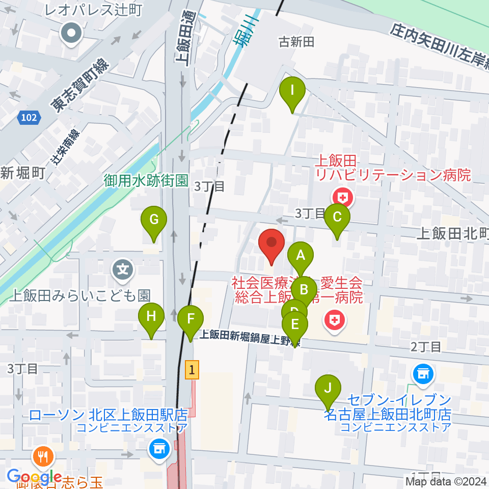 リアラウンズ周辺の駐車場・コインパーキング一覧地図