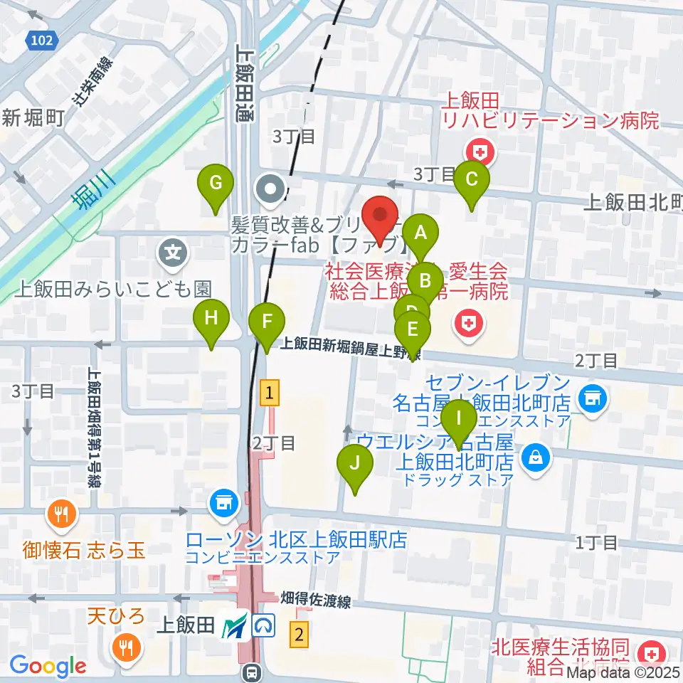 リアラウンズ周辺の駐車場・コインパーキング一覧地図