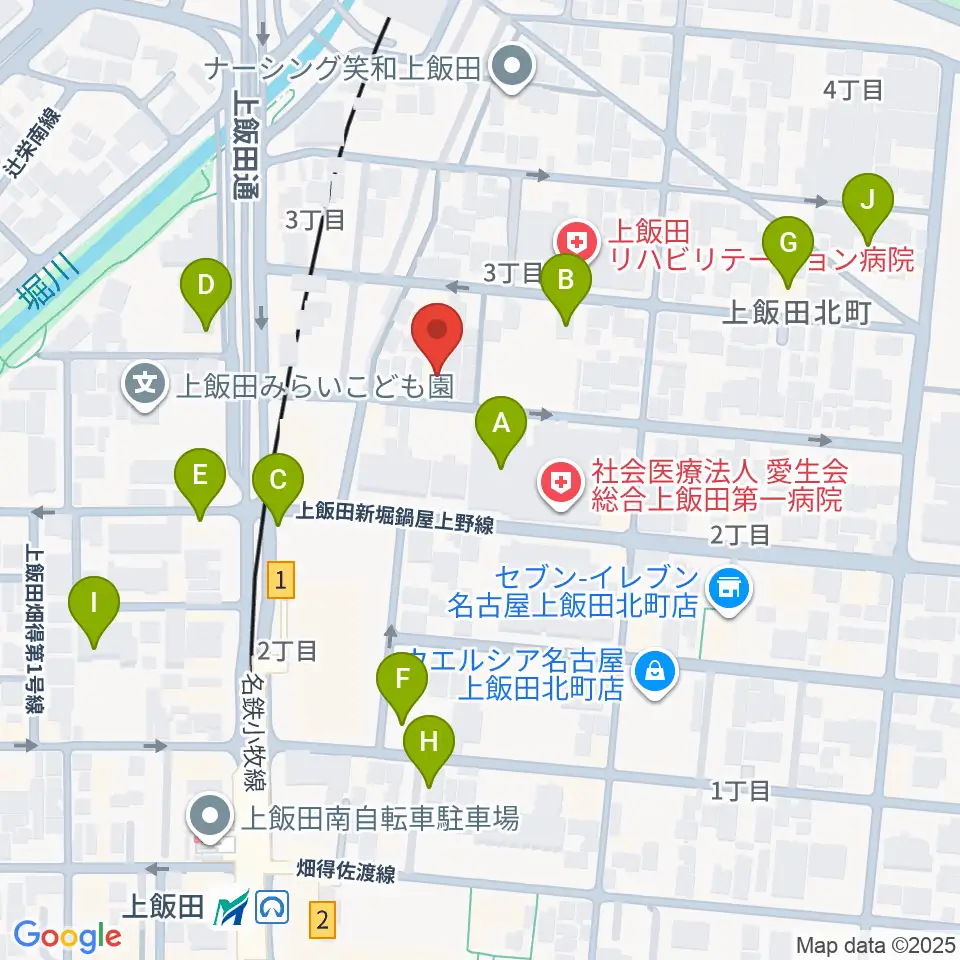 リアラウンズ周辺の駐車場・コインパーキング一覧地図