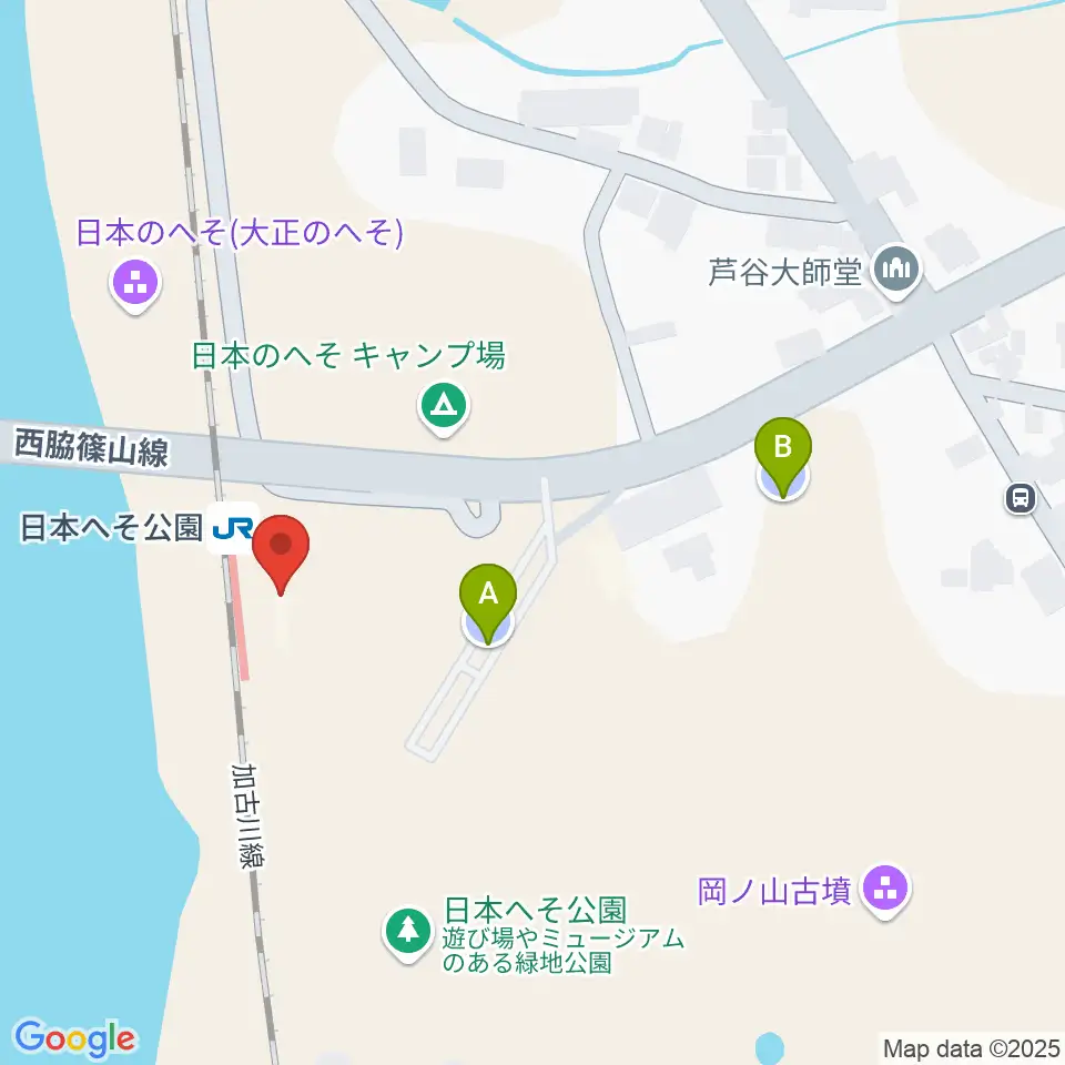 西脇市岡之山美術館周辺の駐車場・コインパーキング一覧地図