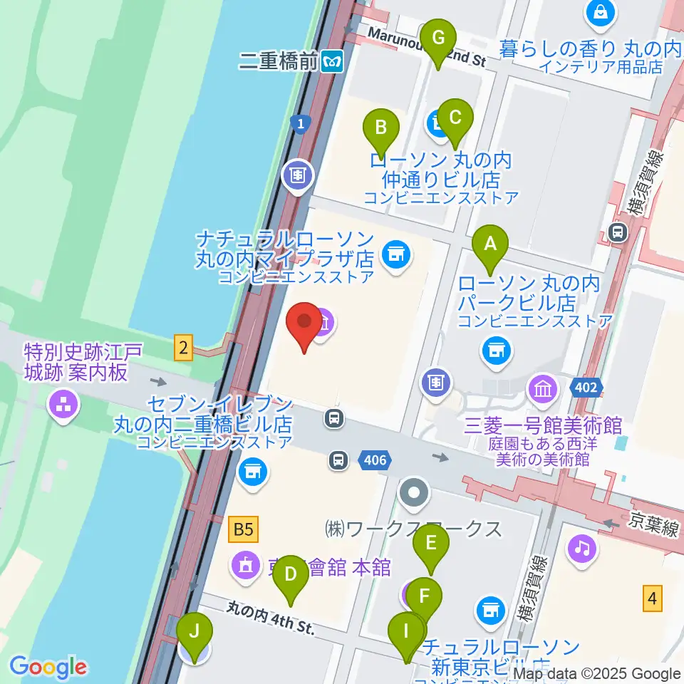 静嘉堂＠丸の内 静嘉堂文庫美術館周辺の駐車場・コインパーキング一覧地図