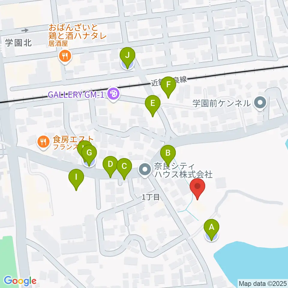 大和文華館周辺の駐車場・コインパーキング一覧地図