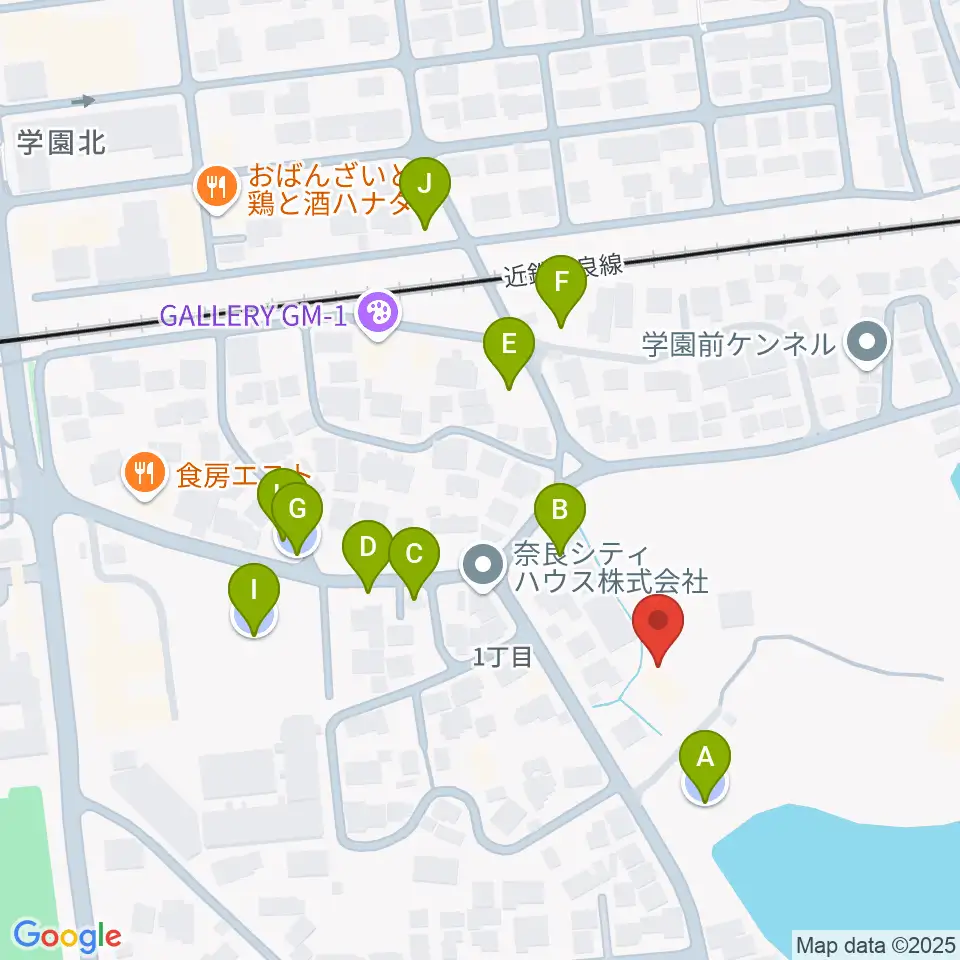 大和文華館周辺の駐車場・コインパーキング一覧地図