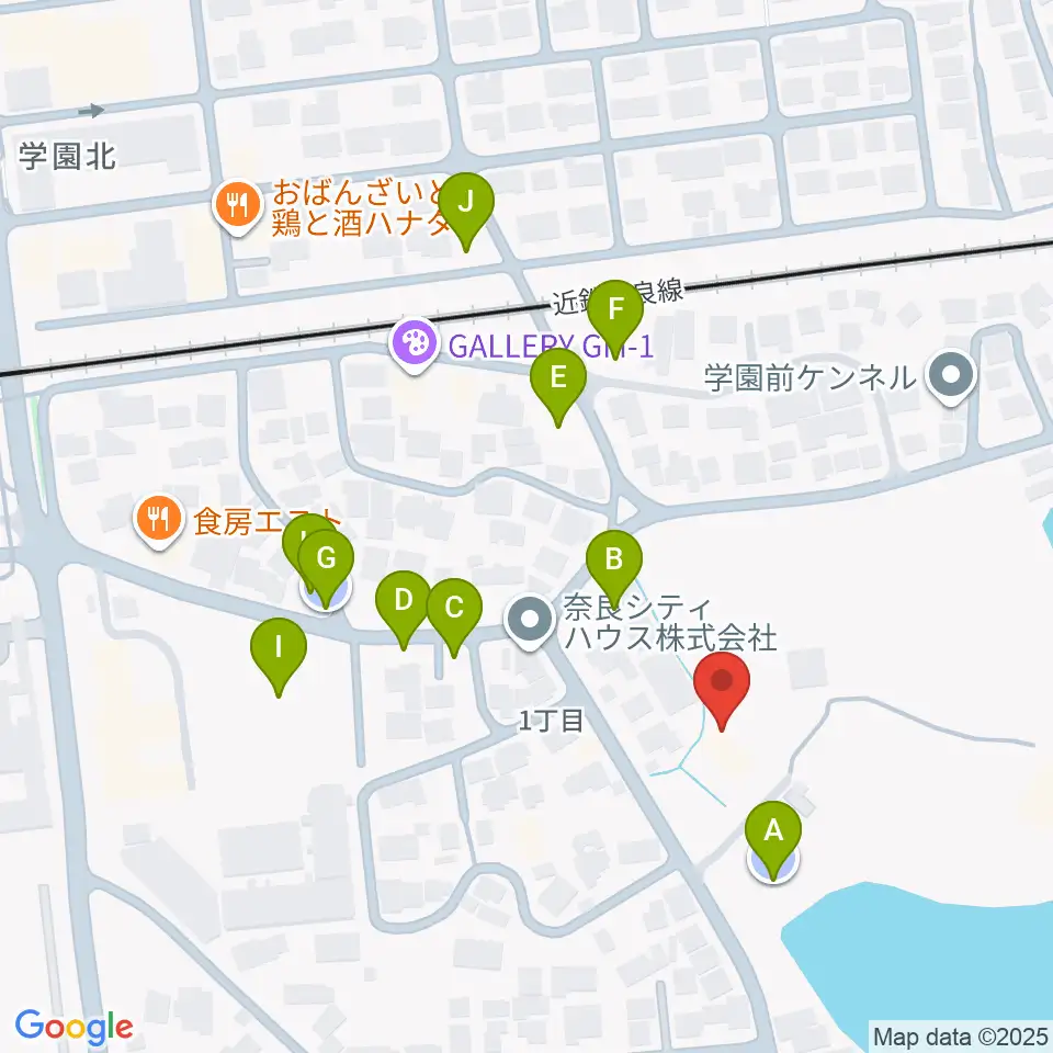 大和文華館周辺の駐車場・コインパーキング一覧地図