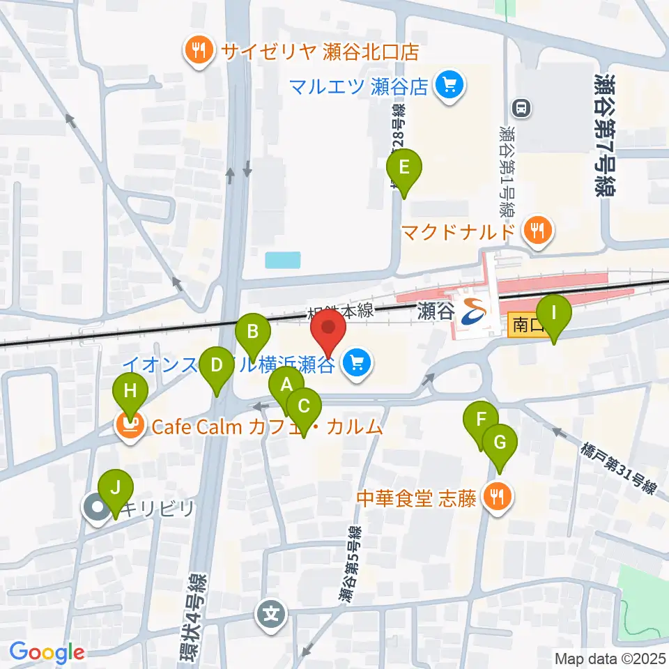 瀬谷区民文化センターあじさいプラザ周辺の駐車場・コインパーキング一覧地図