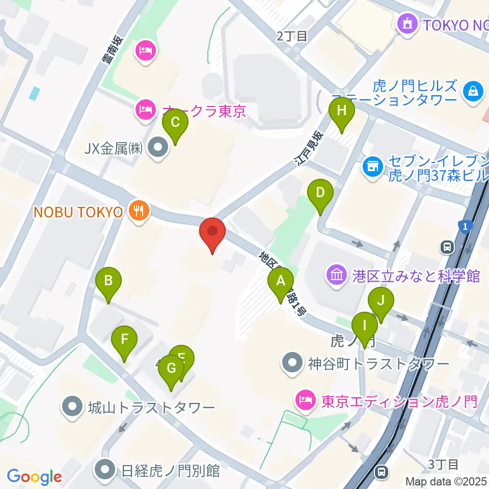 菊池寛実記念 智美術館周辺の駐車場・コインパーキング一覧地図