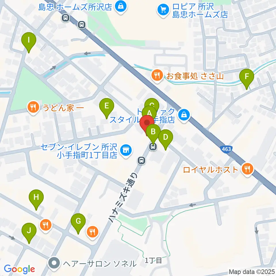 サウンドショット 小手指店周辺の駐車場・コインパーキング一覧地図