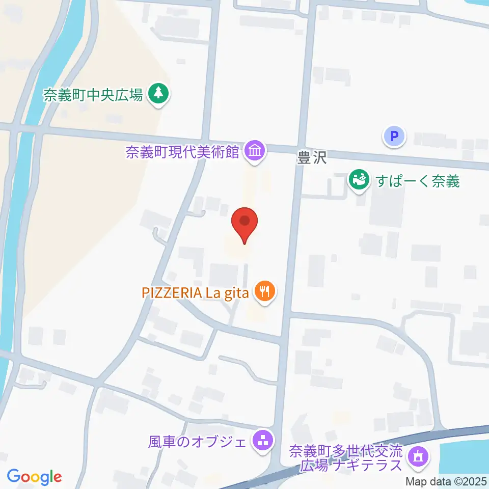 奈義町現代美術館（NagiMOCA）周辺の駐車場・コインパーキング一覧地図