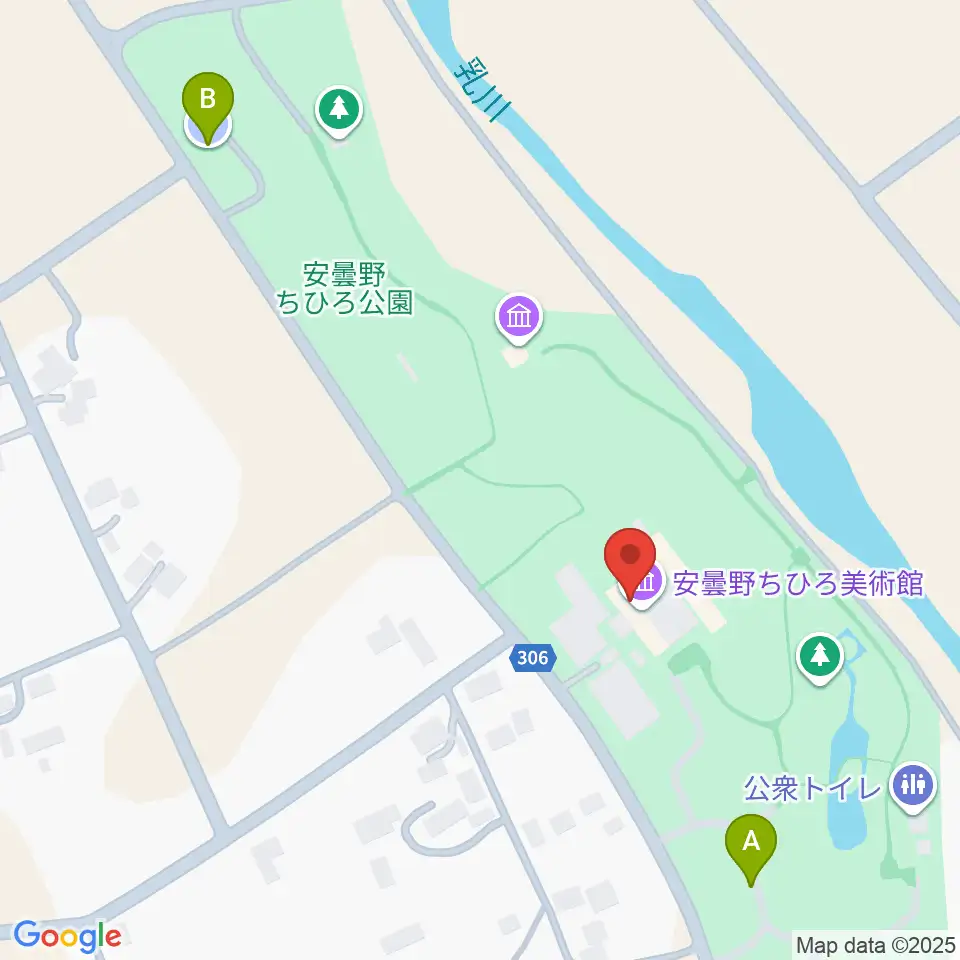 安曇野ちひろ美術館周辺の駐車場・コインパーキング一覧地図