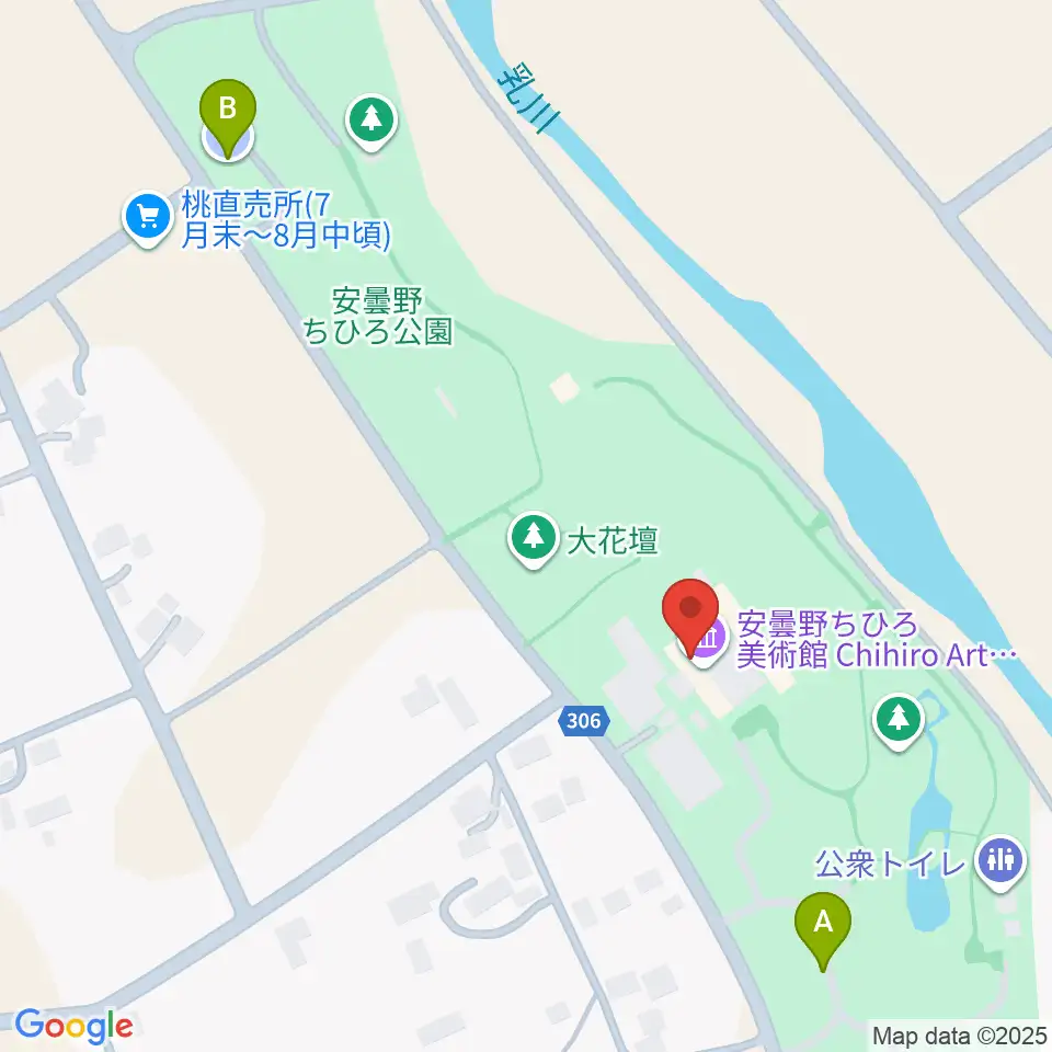 安曇野ちひろ美術館周辺の駐車場・コインパーキング一覧地図