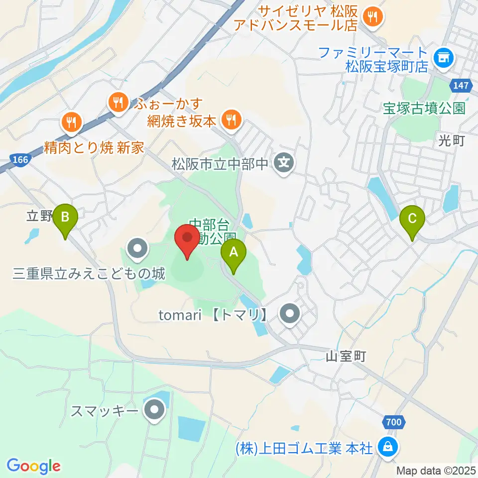 ドリームオーシャンスタジアム周辺の駐車場・コインパーキング一覧地図