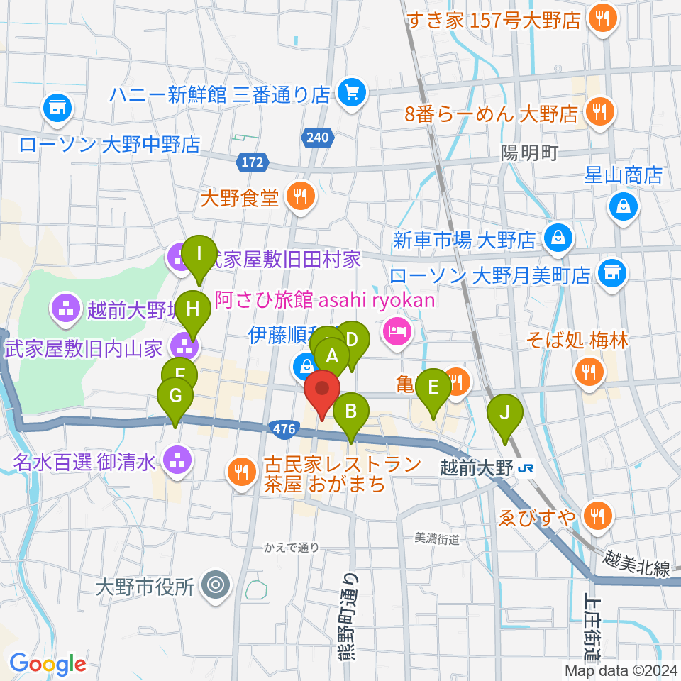 COCONO アートプレイス周辺の駐車場・コインパーキング一覧地図