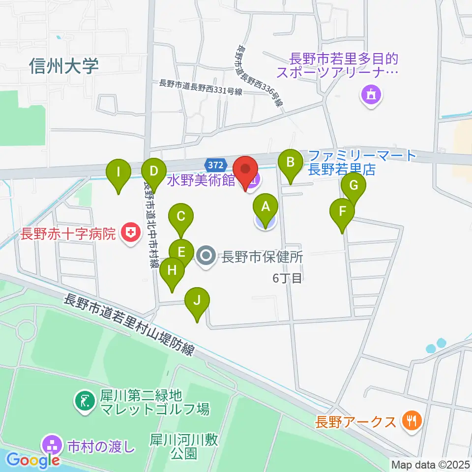 水野美術館周辺の駐車場・コインパーキング一覧地図