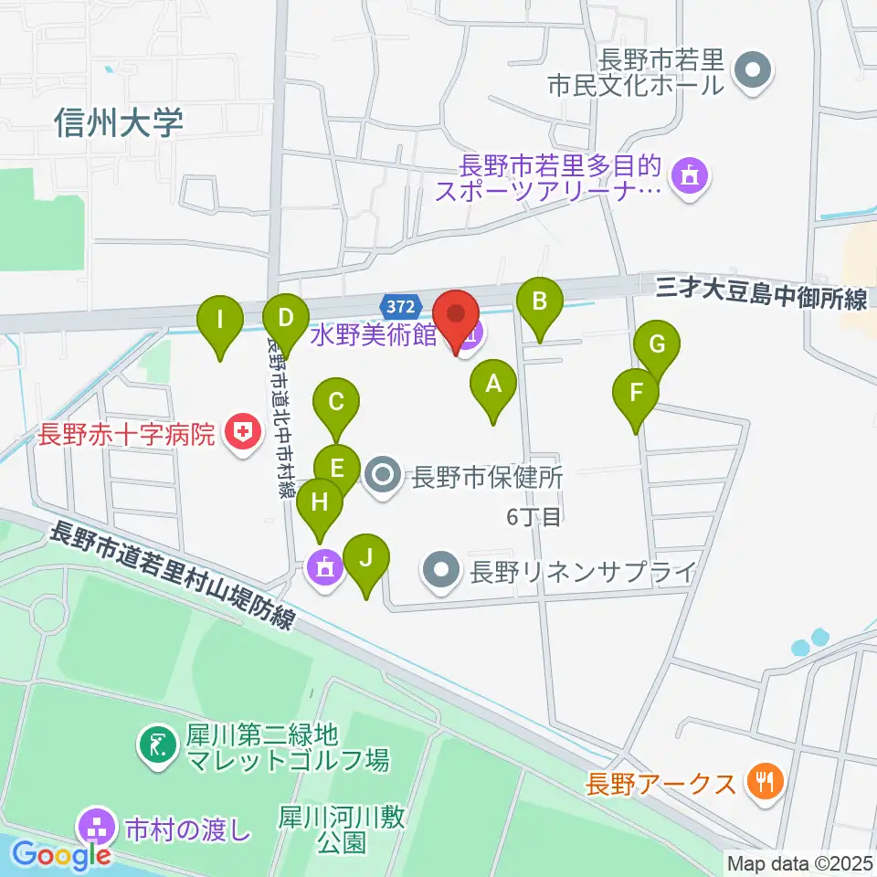 水野美術館周辺の駐車場・コインパーキング一覧地図