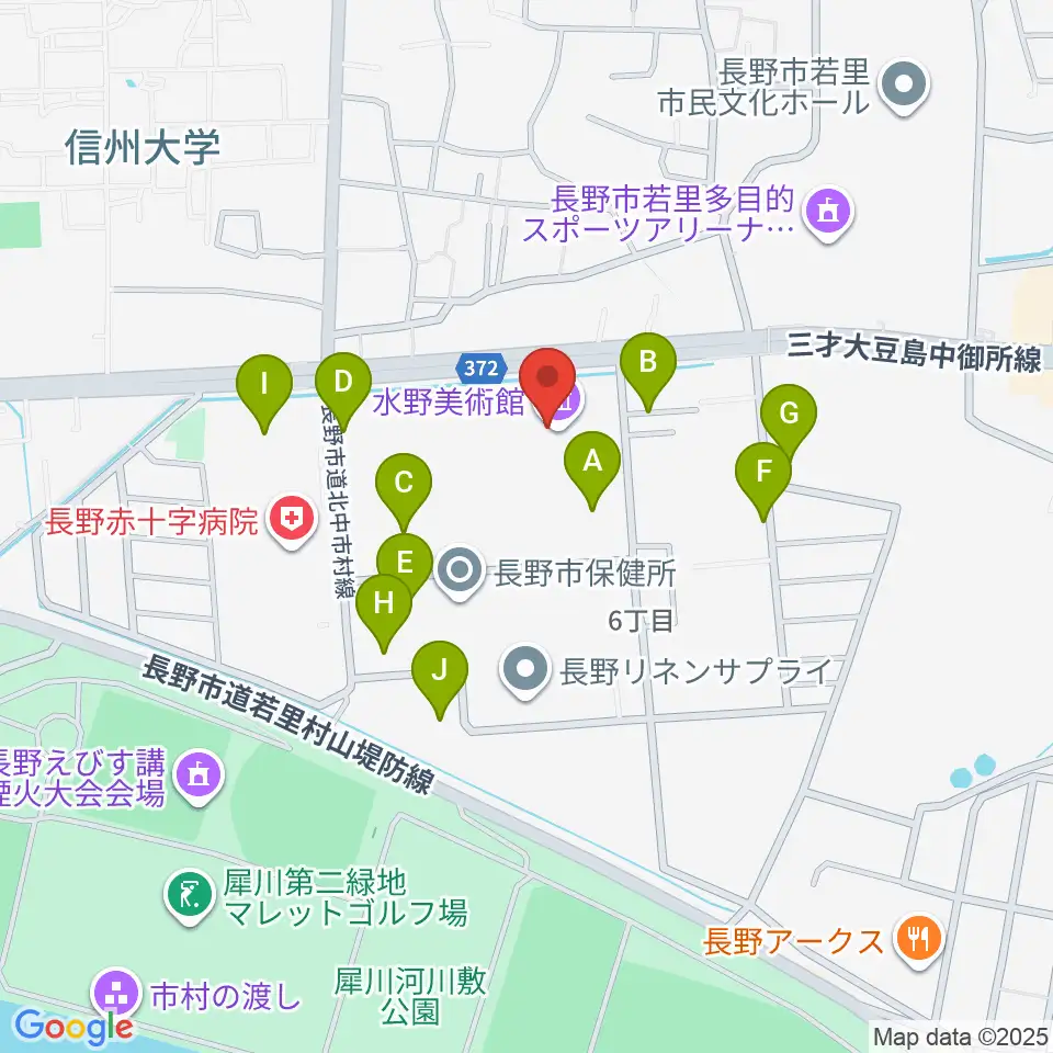 水野美術館周辺の駐車場・コインパーキング一覧地図