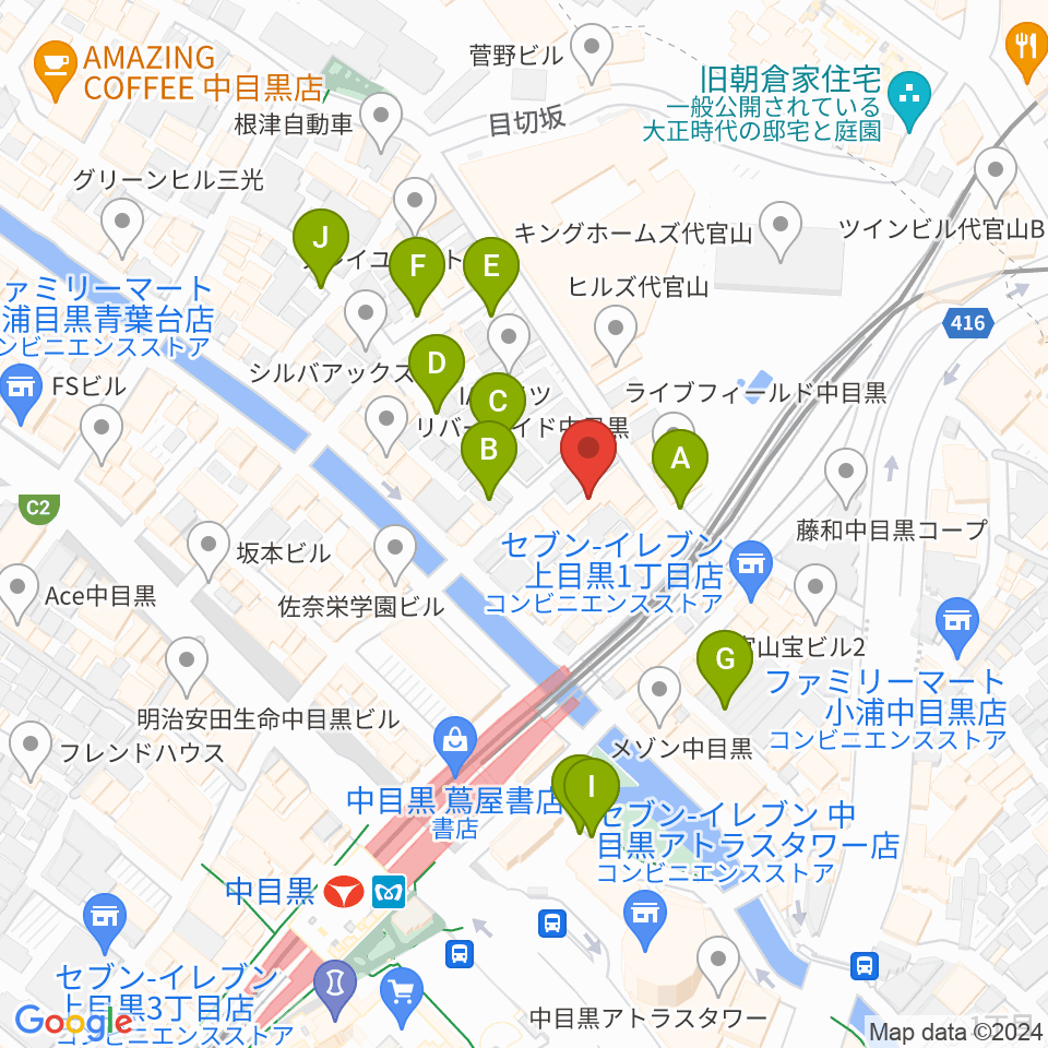 郷さくら美術館周辺の駐車場・コインパーキング一覧地図