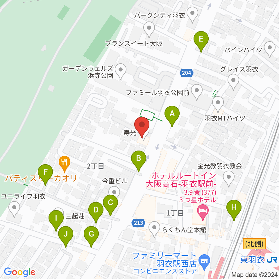 小林美術館周辺の駐車場・コインパーキング一覧地図