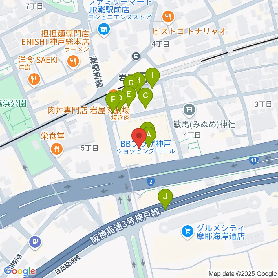 BBプラザ美術館周辺の駐車場・コインパーキング一覧地図