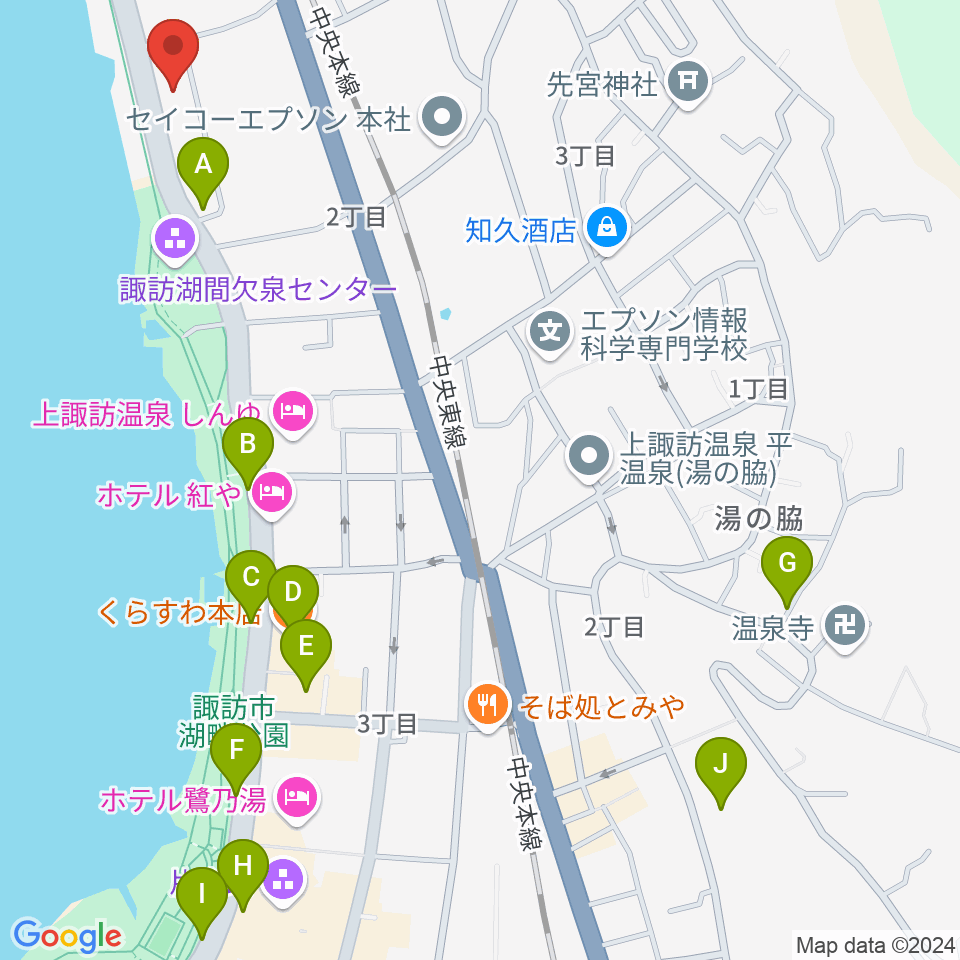 サンリツ服部美術館周辺の駐車場・コインパーキング一覧地図