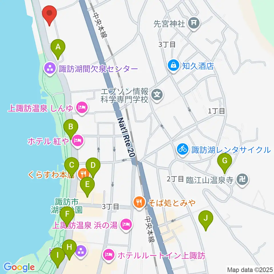 サンリツ服部美術館周辺の駐車場・コインパーキング一覧地図