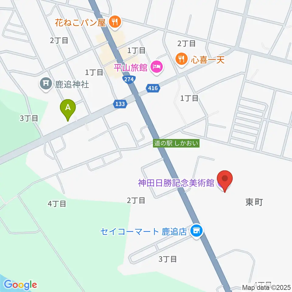 神田日勝記念美術館周辺の駐車場・コインパーキング一覧地図