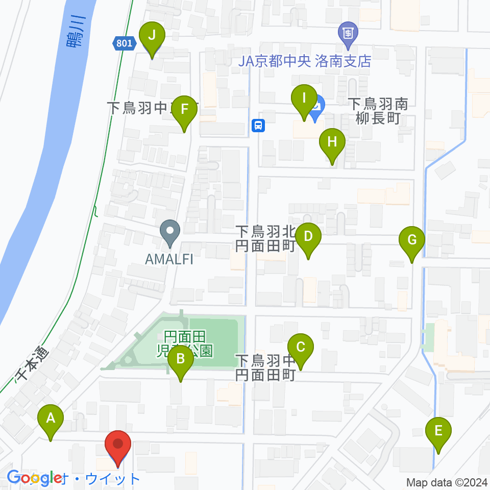 スタジオ・ウイット周辺の駐車場・コインパーキング一覧地図